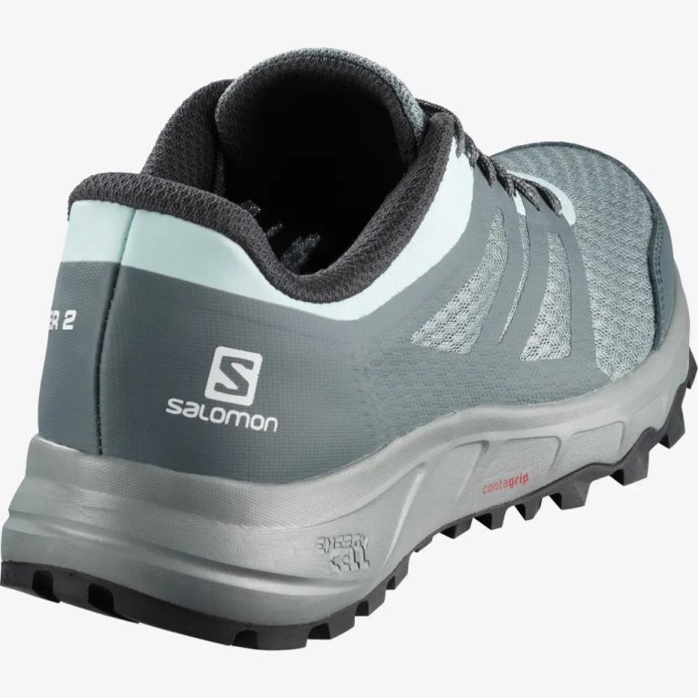 Green Salomon Trailster 2 Women's Trail Running Shoes | IE QL1537